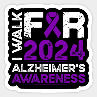 Alzheimer's Awareness Walk 2024 Sticker